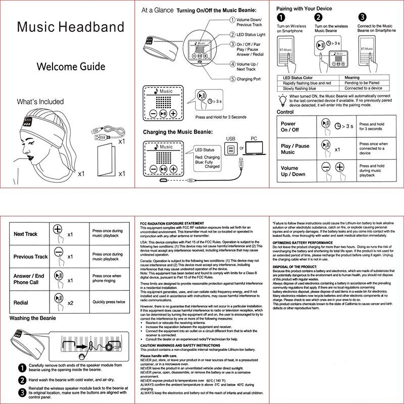 Bluetooth Sports Headband