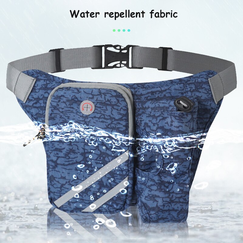 Waist bag with water bottle holder