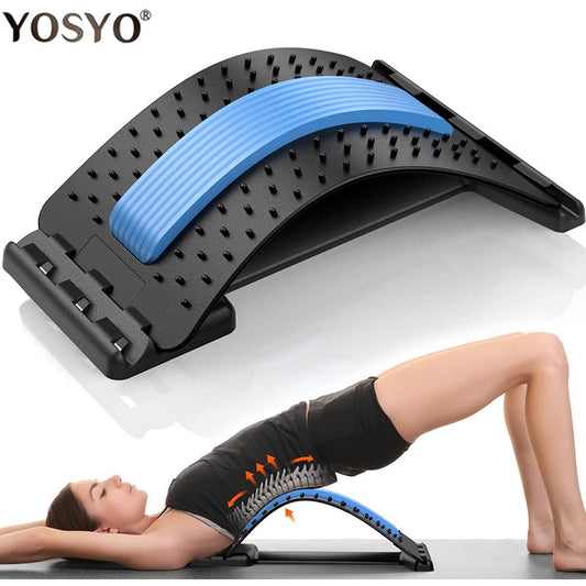 Multi-Level Adjustable Back Massager Back stretcher for pain